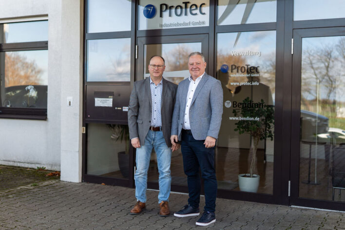 Geschäftsführer Jörg Jansen und Dirk Haaken